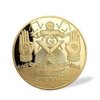 Masonic Challenge Coin Gold Plated Freemason Commemorative Coins