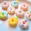 2Pcs Yellow Doughnut Hair Clips for Women Girls Cute Barrettes Duckbill Hair Accessories Pineapple Rings，Clips and Barrettes