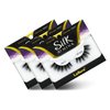 Laflare Silk Mink 3D False Eyelashes Light, Fluffy Natural Looking false lashes, Wispy Lashes. 3PK… (SM11)