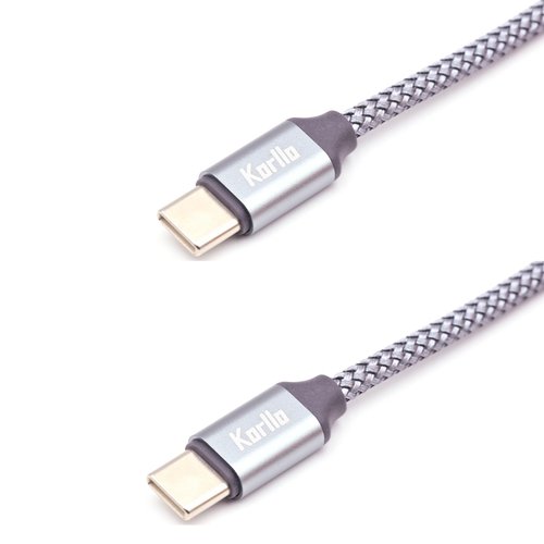 korllo USB C to USB C Cable, OTG Cord 3ft, USB-C Charger Cable, Type C 60W(3A) for iPhone 15 Pro/15 Plus/15 Pro Max, iPad Mini 6/ Pro 2022, MacBook Pro 2023, Galaxy S24, Switch, Not for HDMI, Monitor