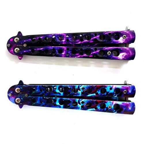 WANLIAN Beautiful Comb,Beautiful Comb Stainless Steel Folding Practice Combs Hair Styling Tools for Sport Outdoor Use (NO.15)