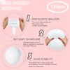 130PCS White Balloons Different Sizes 18" 12" 10" 5" Balloon Garland Arch Kit perfect for Birthday Party, Graduation, Baby Shower, Wedding, Holiday Decoration and Anniversary (White balloons)