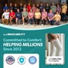 BraceAbility Anti Embolism Compression Stockings - Thigh High Medical TED Hose 15-20 mmHg with Top Toe Inspection Hole for Men, Women, Post Surgery Recovery, Varicose Veins, DVT Prevention (M)