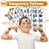 Generic Sea Turtle Temporary Tattoos - Under The Sea Themed Stickers for Kids Birthday Party Supplies, Decorations, Favors, and Prizes - Gifts for Boys and Girls (100 PCS), Blue