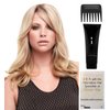 Bundle - 4 Item: EasiFringe HD Clip in Bang, Christy's Wigs Q & A Booklet, Synthetic Shampoo & Wide Tooth Comb - Color: 6