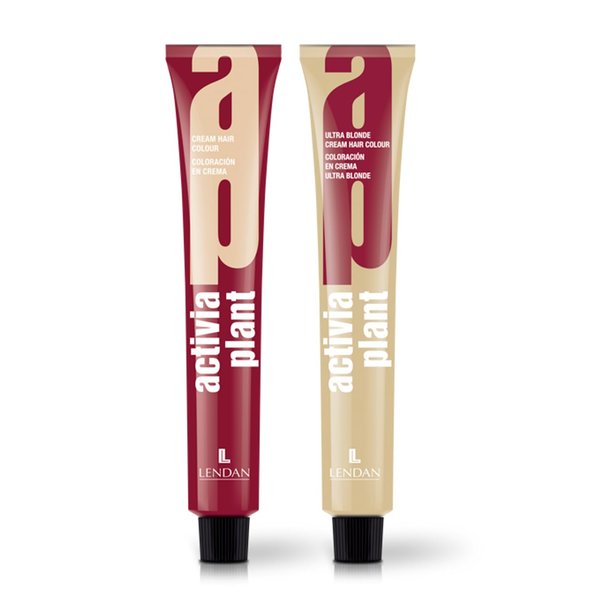 quady comb + Lendan Activia Plant Cream Permanent Hair Color Cream, Haircolor Dye (w/Pink Argan Comb) (2.3 OZ) (3/0N Natural Dark Brown)