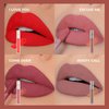 GIVE THEM LALA Matte Lipstick - Hydromatte Liquid Lipstick For Women - Satin Soft, Non-Drying Finish - Lightweight and Long Lasting Lipstick - Cruelty Free Lip Makeup (Come Over)