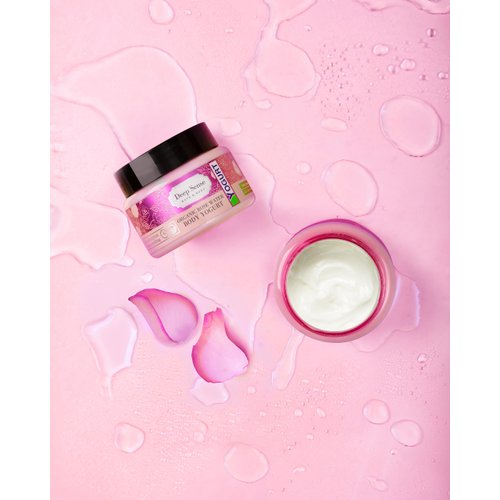 DEEP SENSE ORGANIC ROSE WATER MOISTURIZING LOTION with Hyaluronic Acid & Shea Butter, Travel Size Body Lotion, Vitamin C Body Lotion, 8.Fl OZ, Hand & Body Moisturizer, Rose Scented Lotion