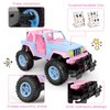 NQD Remote Control Car for Kids 1:16 Scale 80 Min Play 2.4Ghz Off Road RC Trucks with Stickers Toy Car Gift for Girls 3 4 5 6 Year Old