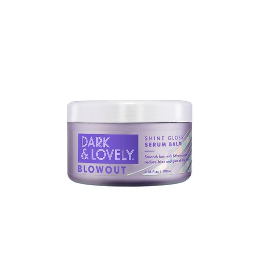 SoftSheen-Carson Dark and Lovely Blowout Anti Frizz Smoothing Shine Hair Serum with Castor Oil, For Curly Hair, All Hair Types 3.4 fl oz