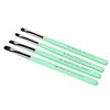 Beaute Galleria 4 Pieces Gel Nail Brush Set (Size 6, 8, 10, 14) for Gel Nail Extensions, UV Builder, Nail Tips Builder, Polygel Nails, Gel Sculpting, Nylon Hair Nail Art Painting Pen
