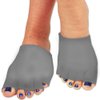 Bcurb Toe Gel-Lined Compression Socks & Toes Silicone Separator Spacer (Gray, Medium)