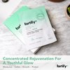 Fortify Facial Sheet Mask - Hyaluronic Acid, Aloe, and Zeolite - Moisturizing & Anti Aging - Creates Protective Barrier - Vegan, Cruelty Free - Made in Korea - 5 Pack