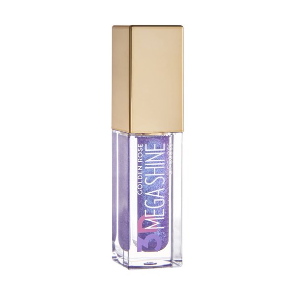 Golden Rose Hydrating Lip Gloss 3D Mega Shine Radiant Lips Amplified Volume and Fullness Mirror-Like 3D Dimensional Lip (NO:122 Stardust)