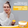 HERBOGANIC Turmeric Peel Off Mask | For Skin Care | For Fresher Look | Spa Quality | All Natural Mask | 5.30 oz