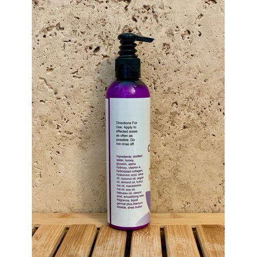 Diva Stuff Crepey Skin Body & Face Cream With Hyaluronic Acid, Alpha Hydroxy and More (Summer Citrus with SPF)