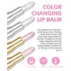 Jelly Color Changing Lipstick, Shimmer Glitter Lip Balm Lip Tinted Gloss, Hydrate & Plump Glimmer Natural Pink Magic Sparkle Glow PH Lipstick, Vegan & Cruelty Free, Christmas Gifts for Women - 02