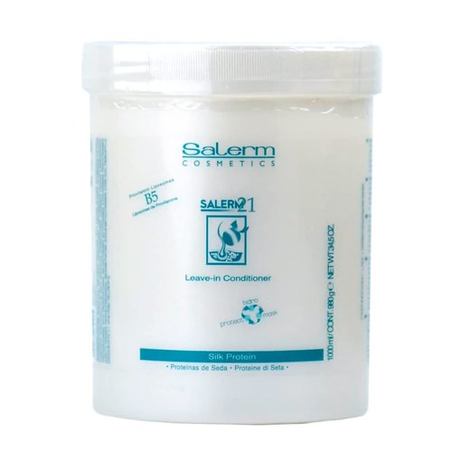 Salerm 21 Mask 34oz LEAVE-IN Conditioner, B5 Provitamin Lipsomes & Silk Protein - with a gift - Maritrini Meza