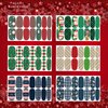 TailaiMei 14 Sheets Christmas Nail Wraps Stickers Nail Polish Strips Self-Adhesive Full Wraps with 2 pcs Nail Files for DIY Nail Art Decals (Gift Style)