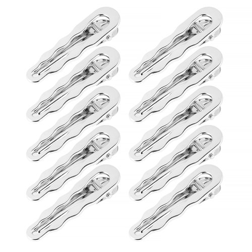20PCS Silver Metal Duckbill Hair clips for Women Thin Hair,Diy Anti-slip Styling Barrettes for Thick hair,No Crease Duck Billed Hair Clip for Girls (Wave)