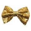 4 Pack Gold Glitter Sequins Bow Hair Clip Hairpin for Girls Cheer,Dance Recital,Birthday Shirt,Themed Party Festivals