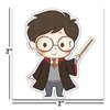 Harry Potter Tattoos Party Favors Bundle ~ 72 Perforated Individual 2" x 2" Harry Potter Temporary Tattoos for Kids Boys Girls (Harry Potter Party Supplies)