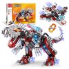 STEM 2 in1 Dinosaurs Building Kits 422PCS, Compatible with Lego Dinosaurs Bricks, Toys for Kids Age 6-10 Year Old, Educational Building Sets Best Gifts for Boy 6-10
