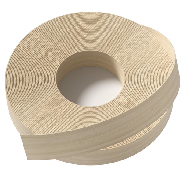 Birch Plywood Veneer Roll Wood Veneer Edge Banding,3/4 inch*25ft Edge Banding, Iron on with Hot Melt Adhesive, Flexible Wood Tape Sanded to Perfection. Easy Application Wood Edging
