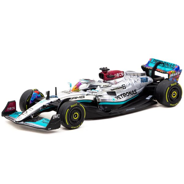 Tarmac Works AMG F1 W13 E Performance #63 George Russell Formula One F1 Miami GP (2022) "Global64 Series 1/64 Diecast Model Car T64G-F044-GR2