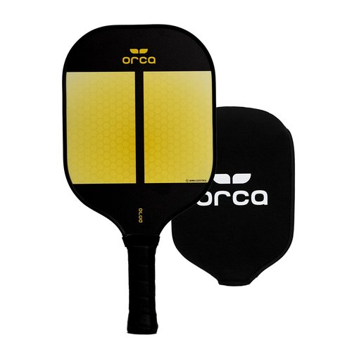 Orca Paddle Co. Amity Pickleball Paddle Set with Neoprene Cover - Lightweight Racket with Honeycomb Core, Anti-Slip Grip, Carbon Fiber Face - Premium Pickleball Equipment and Accessories