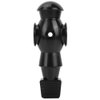 Table Soccer Men Player 2 PCS Foosball Players Replacement for Dynamo Table Fun Game Toys (Black)
