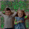 Partywind Glow Temporary Tattoos for Kids Party Favors, 380 Mixed Styles Tattoo Stickers Include Dinosaur Mermaid Pirate Shark, Glow Party Supplies for Kids Goodie Bags - 30 Sheets
