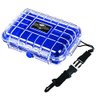 Flambeau Outdoors 302HD HD Tuff Box 300 with Zerust Anti-Corrosion Liner, Dry Box Storage, Small, Blue/Clear
