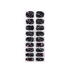 PUEEN 3D Sparkle Nail Wraps Collection WILD IN LOVE - 5 Pack (18 Strips Each) Nail Wraps/Nail Strips/Nail Foils/Nail Stickers/Nail Decals/Nail Patches Fashion Designs-BH000196