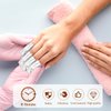 100 Pcs Foil Nail Wraps Nail Polish Remover Soak Off Foils Cotton Pads Gel Polish Remover with Pre-attached Lint Free Pad Gel Nail Polish Remover Wraps for Removing Nail Polish