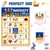 Christmas Nativity Bingo Christian Bingo for Kids with 24 Nativity Bingo Cards Christmas Games for Kids Family School Classroom Activities Religious Christmas Party Favors