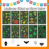 Partywind 100 Styles Luminous Day of the Dead Tattoos for Kids, Glow Halloween Day of the Dead Decorations Party Supplies Favors, Halloween Day of the Dead Costume Makeup