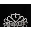 Lovelyshop Mini Heart Rhinestone Tiara for Wedding Bride Prom Birthday Pegeant Prinecess Party-6 Packs