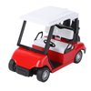 NOLITOY Die-cast Model Metal Golf Cart Model, Pull Back Action Golf Cart, Mini 1:20 Scale Golfcart Vehicle for Home Decor Golf Party Favor