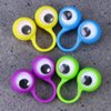 Kisangel 12pcs Eye Finger Puppet Eye On Rings Googly Eyeball Ring for Kids Boys Girls Fun Show Prize Fillers Birthday Easter Party Favor (Random Color)