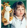 DolliBu Giraffe Plush Hand Puppet For Kids - Soft Plush Stuffed Animal Hand Puppet Toy for Puppet Show Games & Puppet Theaters for Kids, Adult Cute Puppets Educational Toy to Teach Children & Toddlers
