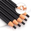 BowJian Waterproof Eyebrow Pencil Black Brow Pencil Eyebrow Liner Eyebrow Tint Brow Mapping Pencil Eyebrow Tattoo Makeup Microblading Pencil for Eyebrows Eyebrow Pen Eyebrow Mapping Pencil(5 Black)