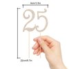 Hatcher lee Bling Crystal Sweet 25 Birthday Cake Topper - Best Keepsake | 25th Party Decorations Gold