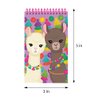 TINYMILLS Llama Alapaca Birthday Party Favor Set (12 multi-point pencils, 12 self-inking stampers, 12 sticker sheets, 12 small spiral notepads) Llama Alpaca Party Supplies Party Favors Pinata Stuffers