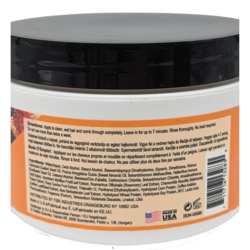 Difeel Essentials Pro-Growth Castor Hair Mask 8 oz. - Hair Mask for Dry Scalp and Hair Growth Made with Natural Castor Oil