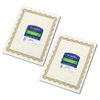 Geographics : Parchment Paper Certificates, 8-1/2 x 11, Optima Gold Border, 25 per Pack -:- Sold as 2 Packs of - 25 - / - Total of 50 Each