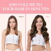 GOO GOO Clip in Hair Extensions Real Human Hair, 12inch 85g 7Pcs, 2/6/2 Balayage Dark Brown to Chestnut Brown, Remy Human Hair Extensions Clip ins for Women, Natural Human Hair
