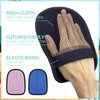 2 Pcs Sand Off Mitt for Beach and Water Sports, Beach Accessories, Soft Sand Cleaner Mitt for Children Adults, Sand Remover Wipe Off for Beach Volleyball Beach Essentials Must Haves