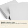 200 Linen-Feel Beverage Napkins - Disposable Cocktail Napkins - Soft & Absorbant Elelgant Paper Napkins For Bar, Café, Restaurant Or Event