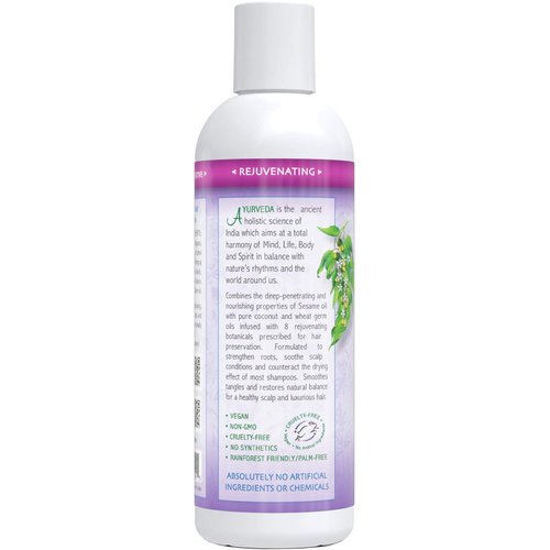 Auromere Ayurvedic Pre-Shampoo Conditioner - Vegan, Cruelty-Free, Non-GMO, Moisturizing, Paraben-Free, Sulfate-Free Hair Oil for All Hair Types (7 fl oz)